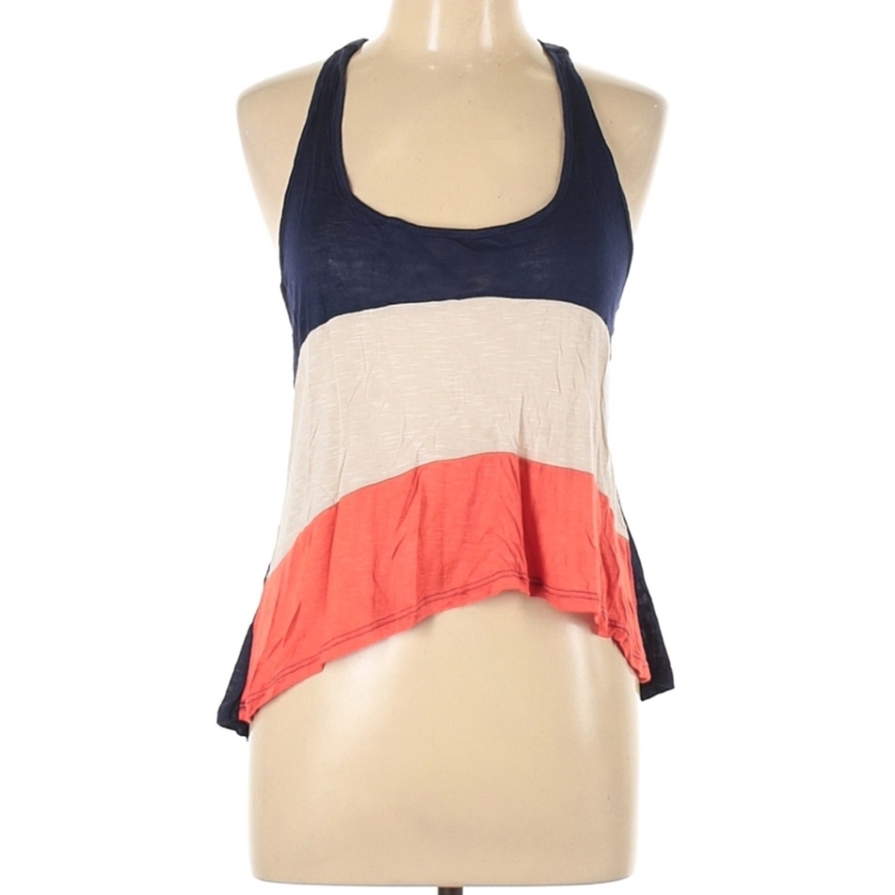 POETRY CLOTHING COLOR BLOCK TANK TOP, SIZE LARGE